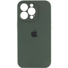 Чехол для iPhone Mobile Case Silicone Case Full Camera Protective Cyprus Green for iPhone 15 Pro Max: Цвет зеленый