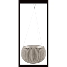 Горшок для цветов Keter Cozies M с цепочкой бежевый 36 см: Производитель Keter