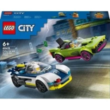 Конструктор LEGO City Преследование маслкара на полицейском автомобиле 213 деталей (60415): Серия City