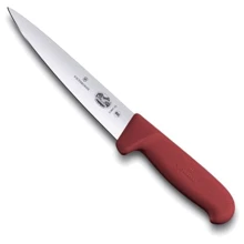 Кухонний ніж Victorinox Fibrox Sticking 16см з черв. ручкою (5.5601.16): Лезо нержавіюча сталь