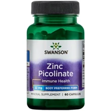 Swanson Zinc Picolinate Body Preferred Form, 22 mg, 60 Capsules (SWA-11113): Форма выпуска Капсулы