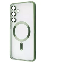 Чехол для телефонов WAVE Metal Color Case with Magnetic Ring Dark Green for Samsung S721 Galaxy S24 FE: Совместимость Samsung S721 Galaxy S24 FE