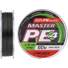 Шнур Select Master PE 100m (темн.-зел.) 0.36мм 42кг (1870.15.98): Тип Шнур