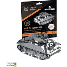 Колекційна модель-конструктор Metal Time World of Tanks Танк M4 Sherman (MT070): Виробник Metal Time