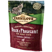 Сухой корм для взрослых кошек Carnilove Cat Duck & Pheasant Hairball Control для выведения волосяных комков 400 г (8595602512355): Тип Сухой корм