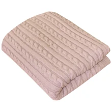 Плед Прованс SOFT косы Пудра 140х180 см (011687): Производитель Прованс