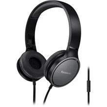 Навушники Panasonic RP-HF500MGCK Black: Тип конструкції накладні