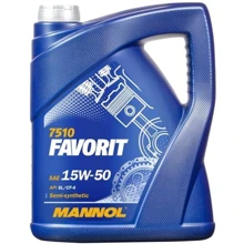 Моторна олія Mannol Favorit 15W-50, 5л (MN7510-5): Тип Полусинтетическое