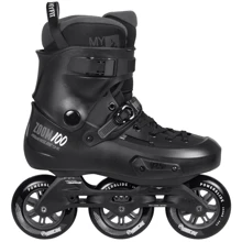 Роликовые коньки Ролики Powerslide Zoom Pro 100 black, 45,0-46,0 (902410): Тип раздвижные
