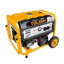 Бензиновий генератор Tolsen 5500W (79992): Тип електростанції бензиновый