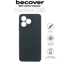 Чехол для телефонов BeCover TPU Case Black for Realme C51 (710543): Совместимость Realme C51