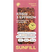SUNFILL Хлебцы со свеклой (4820211260156): Тип Хлебцы