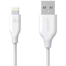 Кабель ANKER USB Cable to Lightning Powerline V3 90cm White (A8111H21): Тип USB Cable - Lightning