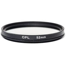 Светофильтр PowerPlant CPL 52 мм: Тип фильтра поляризующий