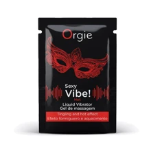 Жидкий вибратор Orgie Sexy Vibe! Hot, 2 мл, согревающий, очень мощный, со вкусом клубники: Форма выпуска Жидкий вибратор