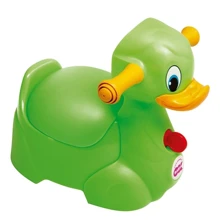 Детский музыкальный горшок Ok Baby Quack с ручками салатовый (37074430): Цвет зеленый