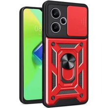 Чохол для телефона Mobile Case Camshield Serge Ring Red для Xiaomi Redmi 13 4G / Poco M6 4G: Сумісність Xiaomi Redmi 13 4G / Poco M6 4G