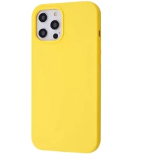 Чохол для iPhone WAVE Full Silicone Cover Yellow for iPhone 12 Pro Max: Колір желтый