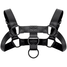 Портупея Bedroom Fantasies Bruno Chest Bulldog Harness - Black: Для кого Для чоловіків