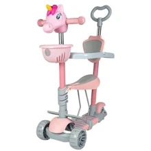 Самокат Best Scooter розовый (S-74565): Количество колес 3