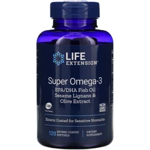 Life Extension Super Omega-3, 120 Enteric Coated Softgels (LEX-19841): Тип Омега 3