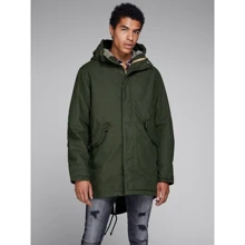 Парка Jack & Jones 43573344 50 зеленая демисезон с капюшоном: Вид Парки