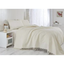 Покрывало Izzihome Checkers кремовое 220х240 см (543851): Размер, см 220x240
