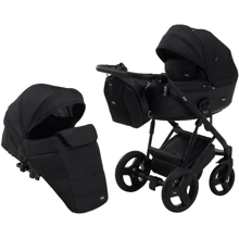 Коляска 2 в 1 Bair Play Plus Soft BPS-455 черный - черный (кожа): Тип коляски Универсальная коляска (2-в-1)