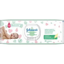 Johnson's Baby Вологі серветки дитячі "Потрійний захист", 48 шт.: Виробник Johnson’s