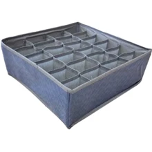 Коробка-органайзер Stenson для белья 24 отделения 32х32х12 см (51168 blue): Производитель Stenson