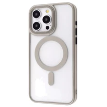 Чехол для iPhone Proove Blur Case with Magnetic Ring Natural Titanium for iPhone 16 Pro: Цвет серый