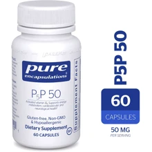 Pure Encapsulations P5P 50 (vitamin B6) 60 caps Витамин B6 (PE-00210): Тип Витамин B