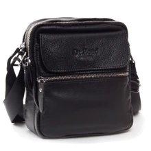 Мужская сумка через плечо Dr. Bond черная (8507 black): Пол Мужской