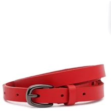 Жіночий ремінь Borsa Leather червоний (100v1genw41-red): Стать Женский