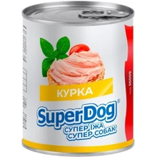Вологий корм для собак WAUDOG SuperDog з куркою 800 г (55009): Тип Влажный корм