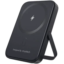 Зовнішній акумулятор Choetech Power Bank 5000mAh Magnetic Wireless 20W Black (B742-CCBK): Ємність батареї, мАг 5000