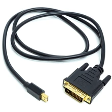 Кабель и переходник PowerPlant mini DisplayPort (M) - DVI (M), 1 м(CA912148): Тип кабель
