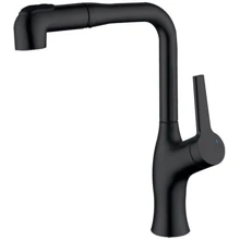 Смеситель для раковины Lefton Single-Hole Rotatable and Pull-Out Faucet-BF2205 Matt Black: Назначение Для раковины