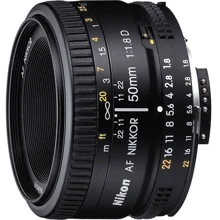 Объектив для фотоаппарата Nikon 50mm f/1.8D AF Nikkor: Тип объектива стандартный