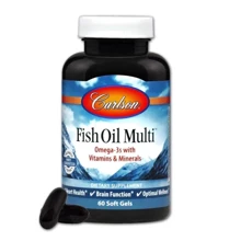 Carlson Labs Multi + Omega-3 Мультивітаміни з Омега-3 60 гелевих капсул: Тип Комплексные
