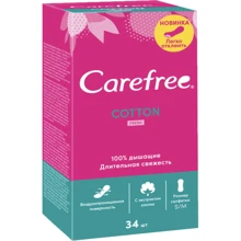 Carefree Cotton Fresh Щоденні прокладки 34 шт.: Класифікація Мас-маркет