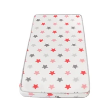 Матрас Twins 3D Stars 120х60х10 см бело-розовый 5000-253DS: Тип матраса беспружинный