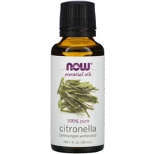 Now Foods Essential Oils Citronella Oil Масло цитронеллы эфирное 30 ml: Назначение Смягчение, Расслабление, Ароматизация