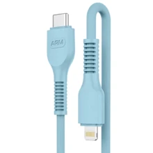 Кабель ArmorStandart Cable USB-C to Lightning 3A 1m Blue (ARM65288): Тип USB-C - Lightning