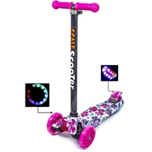 Самокат SCOOTER MAXI PRINT ЦВЕТОК МАКИ: Количество колес 3