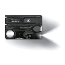 Мультитул Victorinox Swisscard Lite 82x54x4мм/13предметов/черный-прозрачный (0.7333.T3): Тип Карта