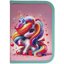 Пенал CLASS Cute Unicorn з відворотом (25101C): Стать для дівчаток