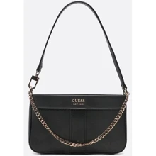Женская сумка багет GUESS KATEY MINI TOP ZIP SHLDR BAG черная (HWVC7870720-BLA): Пол Женский