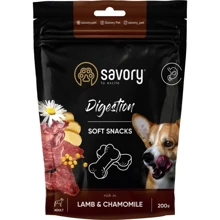 Мягкие лакомства Savory для улучшения пищеварения собак с ягненком и ромашкой 200 г (4820232631348): Производитель Savory