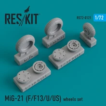 Смоляные колеса RESKIT MiG-21 (F/F13/U/US) (1:72) RS72-0121: Производитель RESKIT